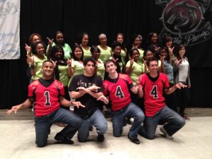 Members of Order of the Phoenix pose with sister-group L.O.V.E. Photo provided by Jeffrey Krippel.